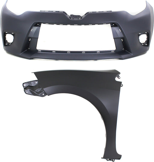 Bumper Cover CarParts KIT-012118-141