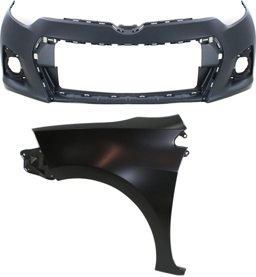 Bumper Cover CarParts KIT-012818-01