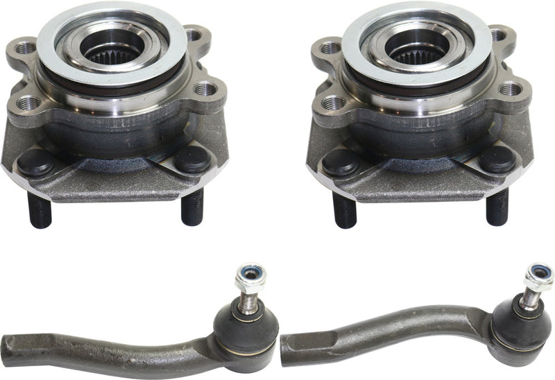 Axle Bearing and Hub Assembly CarParts KIT-100417-12