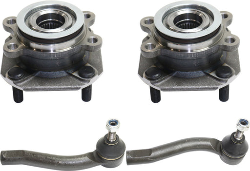 Axle Bearing and Hub Assembly CarParts KIT-100417-12