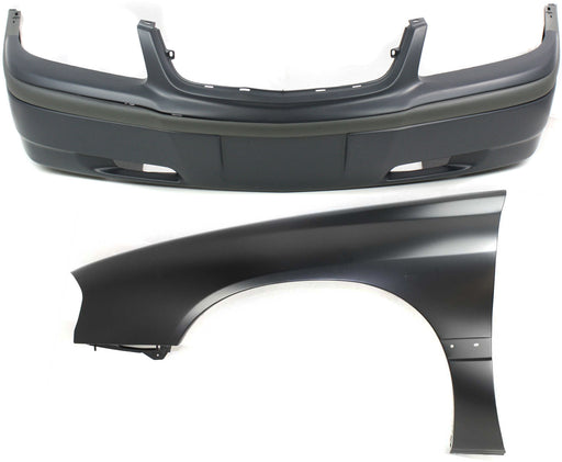 Bumper Cover CarParts KIT-112617-163