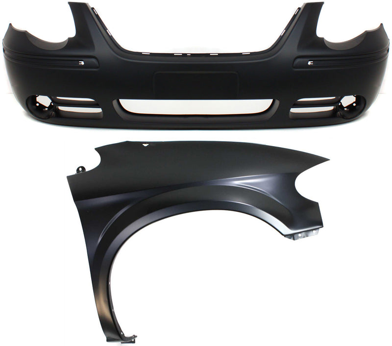Bumper Cover CarParts KIT-112617-220