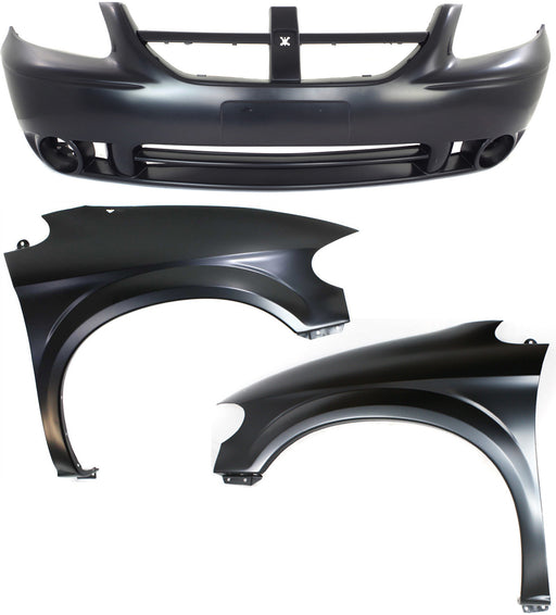 Bumper Cover CarParts KIT-121717-83