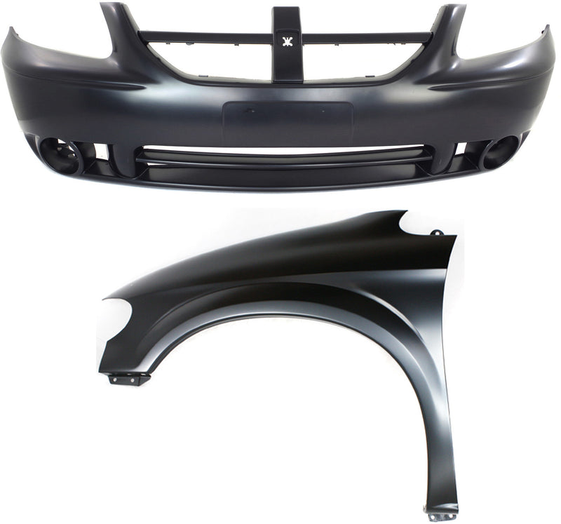 Bumper Cover CarParts KIT-121717-87