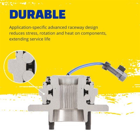 Wheel Bearing and Hub Assembly Moog Chassis 513159