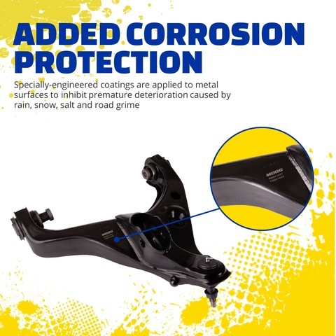 Suspension Control Arm and Ball Joint Assembly Moog Chassis RK623722