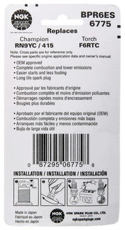 Spark Plug NGK 6775