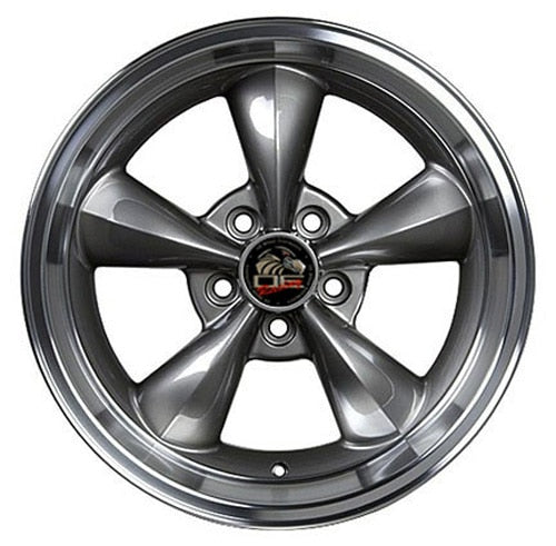 Wheel 17in Replica FR01 fits Ford Mustang Bullitt 17x10.5 Gunmetal