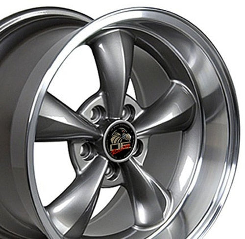 Wheel 17in Replica FR01 fits Ford Mustang Bullitt 17x10.5 Gunmetal