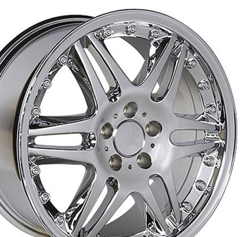 Wheel 18in Replica MB09 fits Mercedes Benz C Class 18x8.5 Chrome
