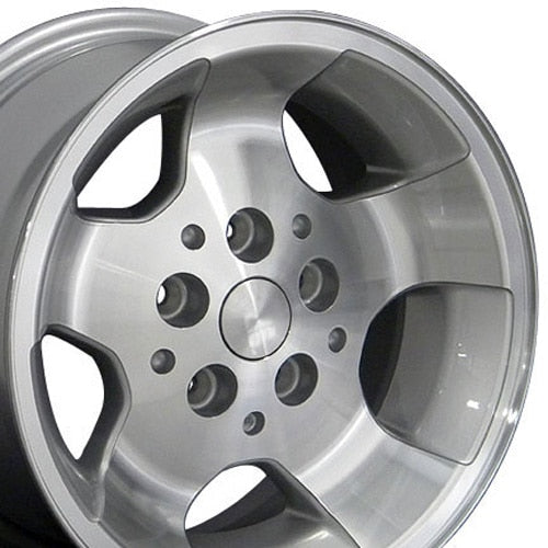 Wheel 15in Replica JP08 fits Jeep Wrangler 15x8 Silver