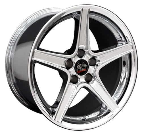 Wheel 18in Replica FR06B fits Ford Mustang Saleen 18x9 Chrome