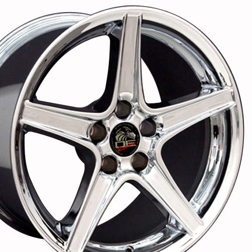 Wheel 18in Replica FR06B fits Ford Mustang Saleen 18x9 Chrome