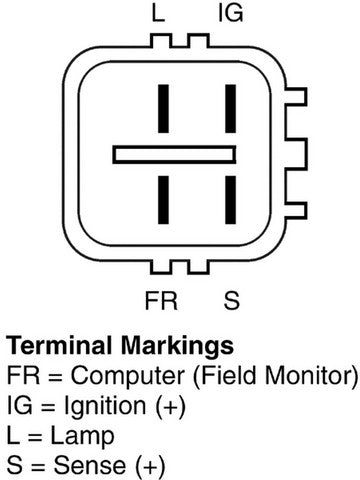 Alternator BBB Industries Rotating Electrical 13675