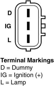 Alternator BBB Industries Rotating Electrical 13982