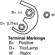 Alternator BBB Industries Rotating Electrical 14944