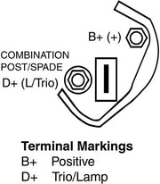 Alternator BBB Industries Rotating Electrical 13244