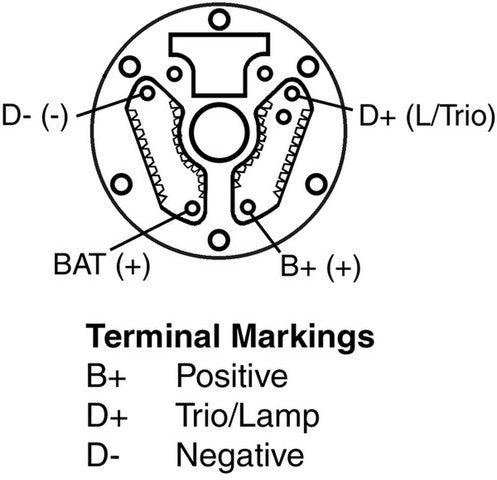 Alternator BBB Industries Rotating Electrical 14892