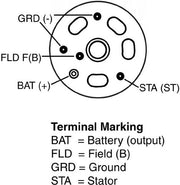 Alternator BBB Industries Rotating Electrical 7078