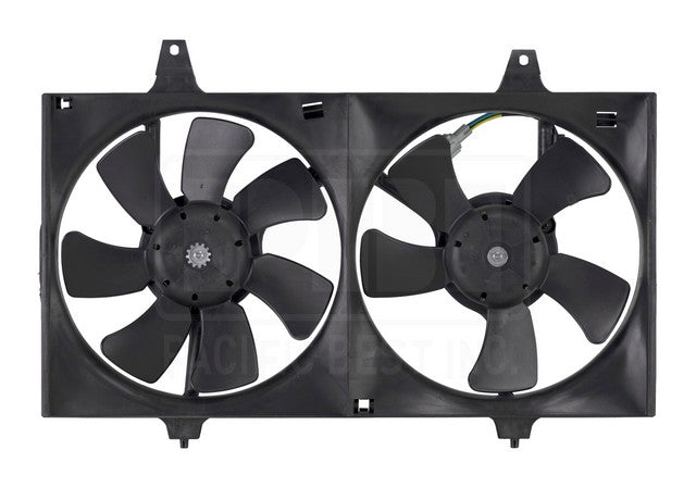 Dual Radiator and Condenser Fan Assembly Pacific Auto Company PF1301