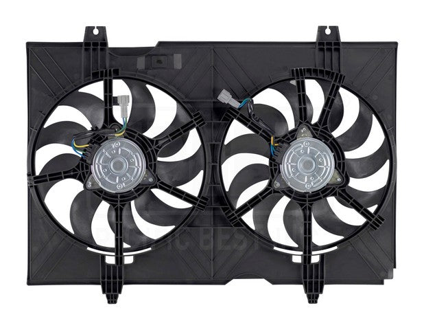 Dual Radiator and Condenser Fan Assembly Pacific Auto Company PF13056