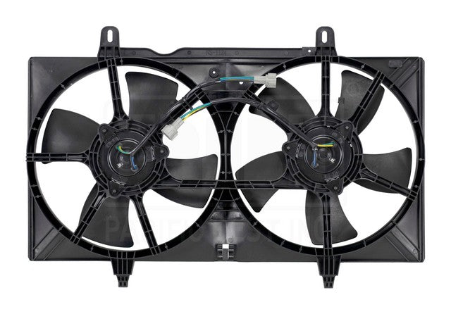 Dual Radiator and Condenser Fan Assembly Pacific Auto Company PF1305
