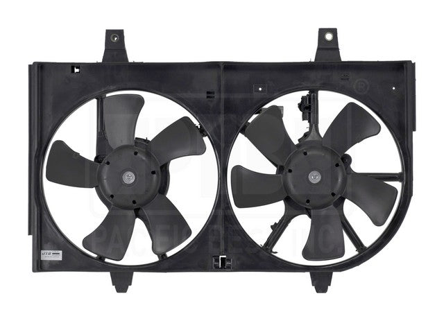 Dual Radiator and Condenser Fan Assembly Pacific Auto Company PF1407