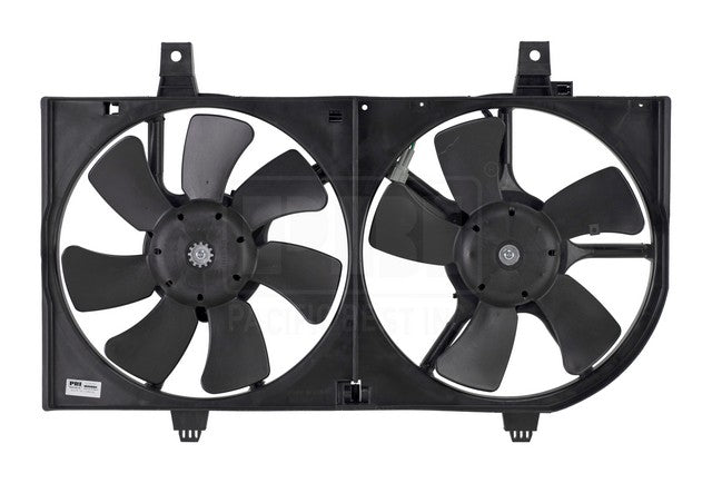 Dual Radiator and Condenser Fan Assembly Pacific Auto Company PF1701