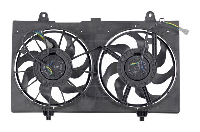 Dual Radiator and Condenser Fan Assembly Pacific Auto Company PF17092