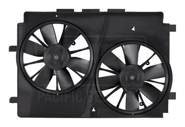 Dual Radiator and Condenser Fan Assembly Pacific Auto Company PF3004