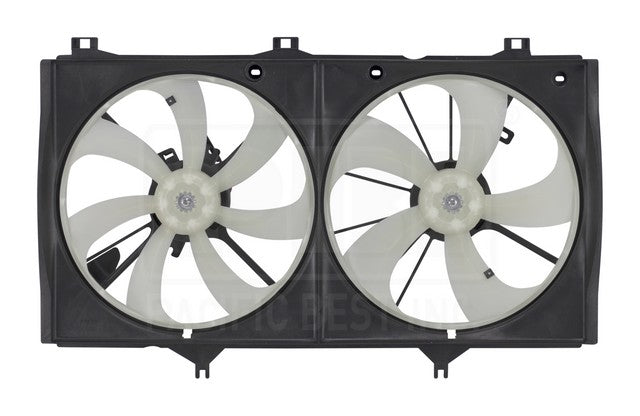 Dual Radiator and Condenser Fan Assembly Pacific Auto Company PF3314