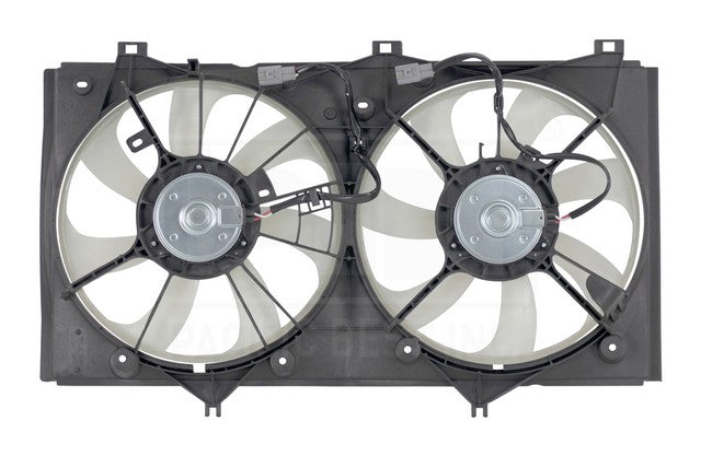 Dual Radiator and Condenser Fan Assembly Pacific Auto Company PF33141