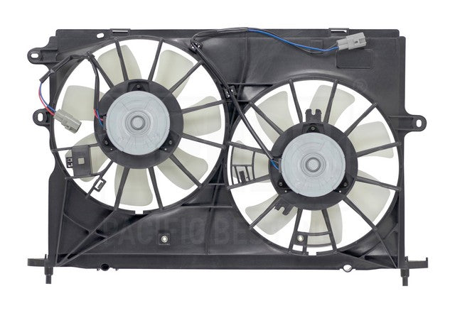 Dual Radiator and Condenser Fan Assembly Pacific Auto Company PF3407