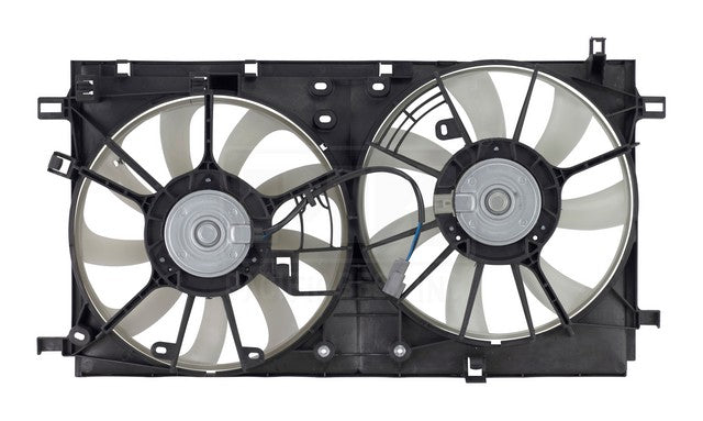 Dual Radiator and Condenser Fan Assembly Pacific Auto Company PF37517