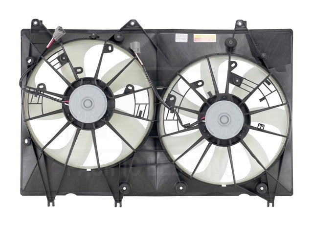 Dual Radiator and Condenser Fan Assembly Pacific Auto Company PF3854