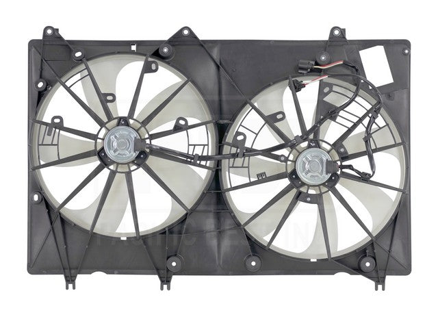 Dual Radiator and Condenser Fan Assembly Pacific Auto Company PF3856