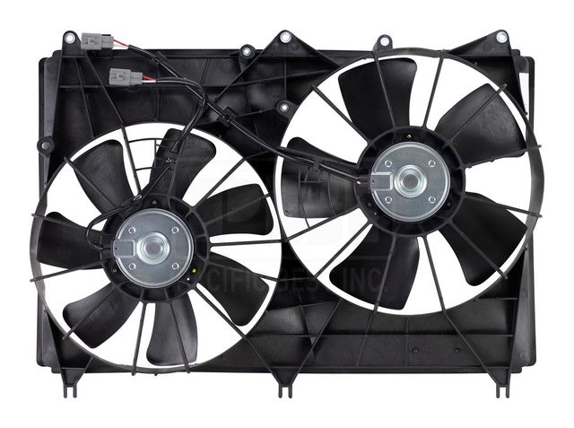 Dual Radiator and Condenser Fan Assembly Pacific Auto Company PF3987