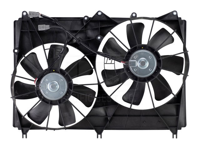 Dual Radiator and Condenser Fan Assembly Pacific Auto Company PF3988
