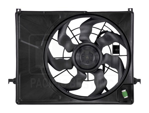 Dual Radiator and Condenser Fan Assembly Pacific Auto Company PF4113