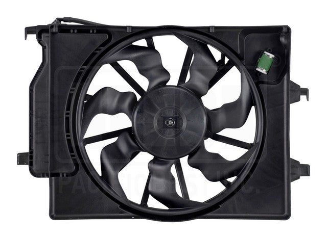 Dual Radiator and Condenser Fan Assembly Pacific Auto Company PF4142