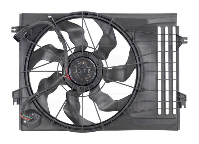 Dual Radiator and Condenser Fan Assembly Pacific Auto Company PF4195
