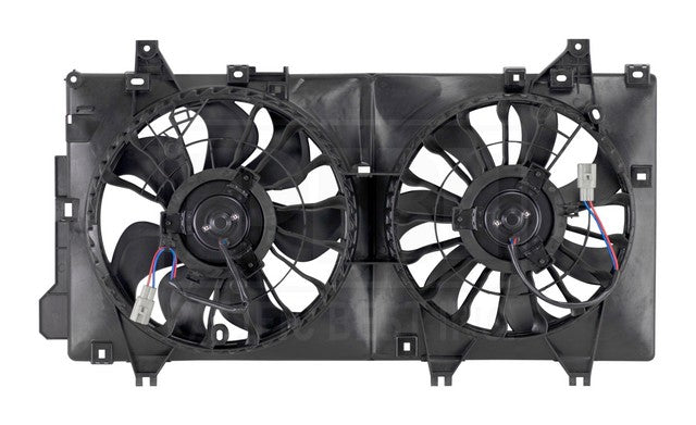 Dual Radiator and Condenser Fan Assembly Pacific Auto Company PF4454