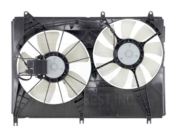 Dual Radiator and Condenser Fan Assembly Pacific Auto Company PF45161