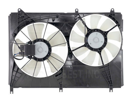 Dual Radiator and Condenser Fan Assembly Pacific Auto Company PF45161