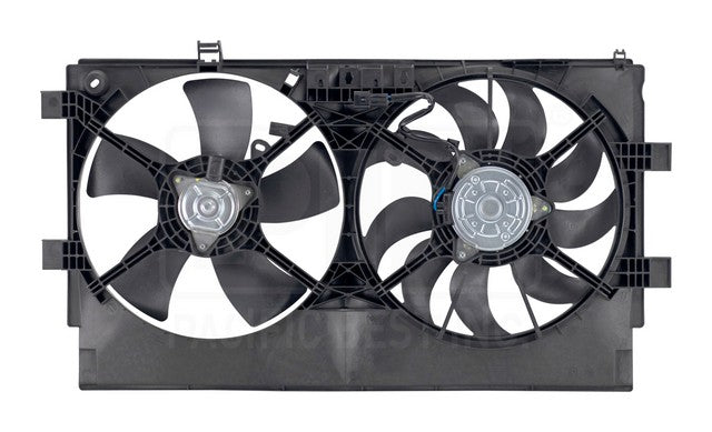 Dual Radiator and Condenser Fan Assembly Pacific Auto Company PF45435