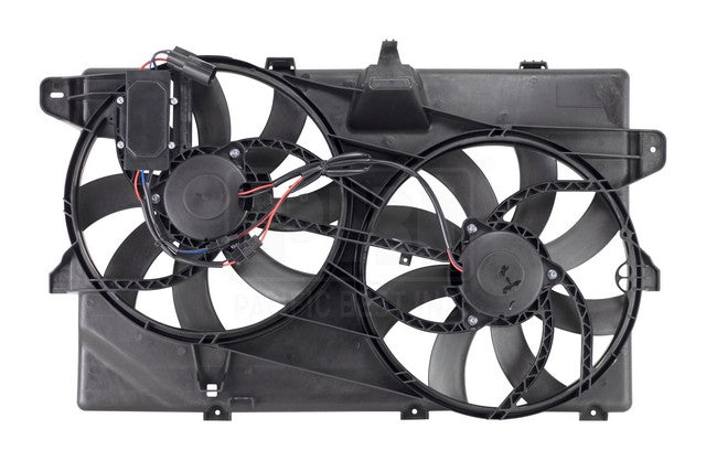 Dual Radiator and Condenser Fan Assembly Pacific Auto Company PF6214