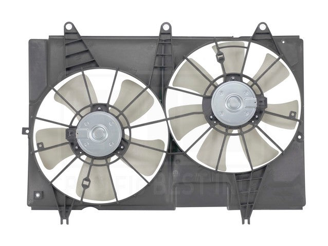 Dual Radiator and Condenser Fan Assembly Pacific Auto Company PF72153