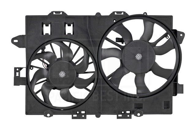 Dual Radiator and Condenser Fan Assembly Pacific Auto Company PF73532