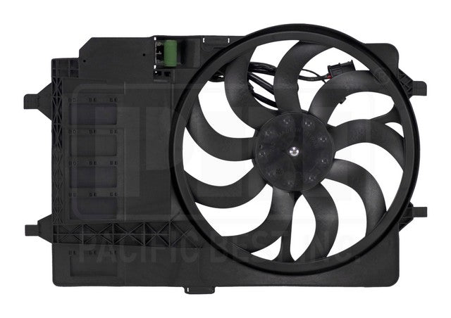 Dual Radiator and Condenser Fan Assembly Pacific Auto Company PF82132