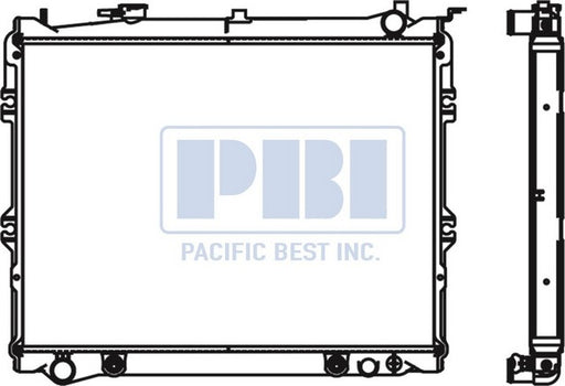 Radiator Pacific Auto Company PR2063KA